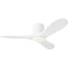 Confort visuel Ventilateur  Collection 3MAVHSM44RZWD Maverick Smart 44" Hugger LED Ceiling Ventilateur  en blanc mat