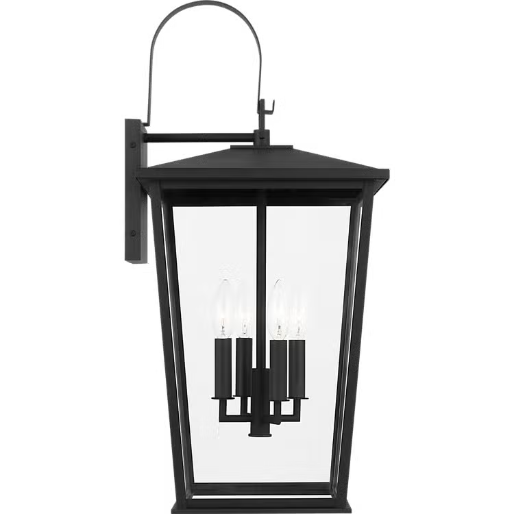 Generation Lighting GLO1424TXB Linton Lantern in Textured Black