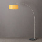 Nova of California 2110819MU Float 1-Light Arc Lamp in Satin Nickel / Black
