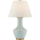 Visual Comfort Signature Collection CHA 8661ICB-L Lambay Table Lamp in Ice Blue Porcelain