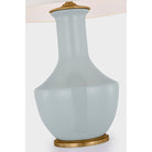 Visual Comfort Signature Collection CHA 8661ICB-L-CL Lambay Cordless Table Lamp in Ice Blue Porcelain, detail view