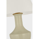 Visual Comfort Signature Collection CHA 8661ICO-L-CL Lambay Cordless Table Lamp in Coconut Porcelain, detail view