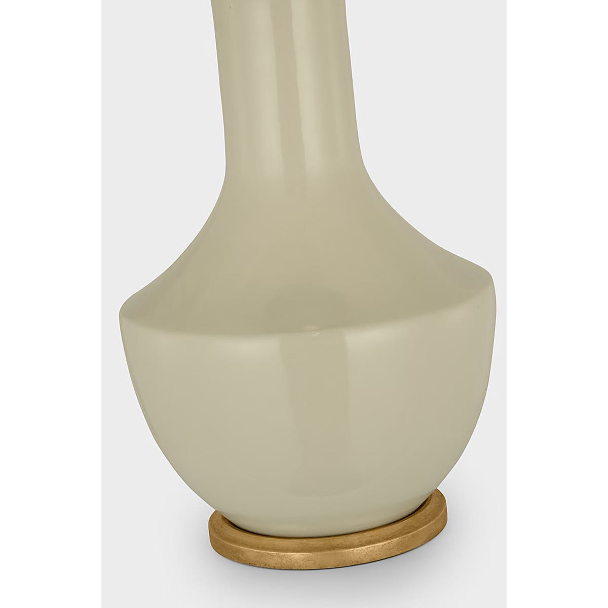 Visual Comfort Signature Collection CHA 8661ICO-L-CL Lambay Cordless Table Lamp in Coconut Porcelain, detail view