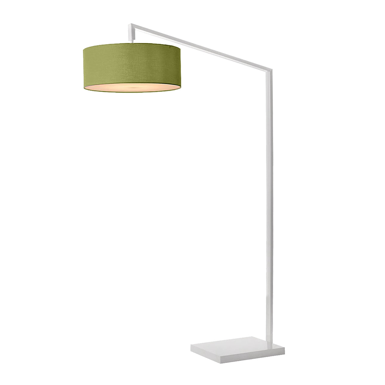 Lampe de chevet arc extensible à une lumière Nova of California 2110927AV, blanche