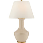 Visual Comfort Signature Collection CHA 8661ICO-L Lambay Table Lamp in Coconut Porcelain