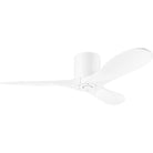 Confort visuel Ventilateur  Collection 3MAVHSM44RZW Maverick Smart 44" Hugger Ceiling Ventilateur  en blanc mat