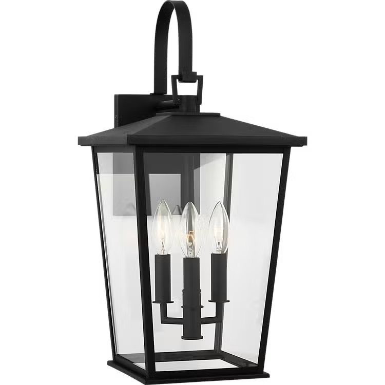 Generation Lighting GLO1403TXB Linton Lantern in Textured Black