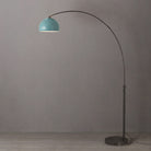 Nova of California 2113826BL Float 1-Light Arc Lamp in Black Nickel (6BL)