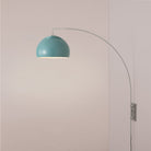 Nova of California 2113837BL Half Dome Wall Mounted Arc Lamp in Satin Nickel