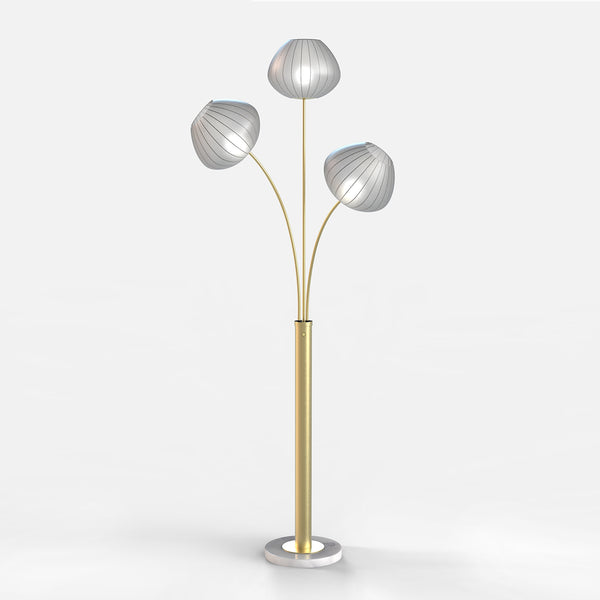Lampadaire Bloom à 3 lumières