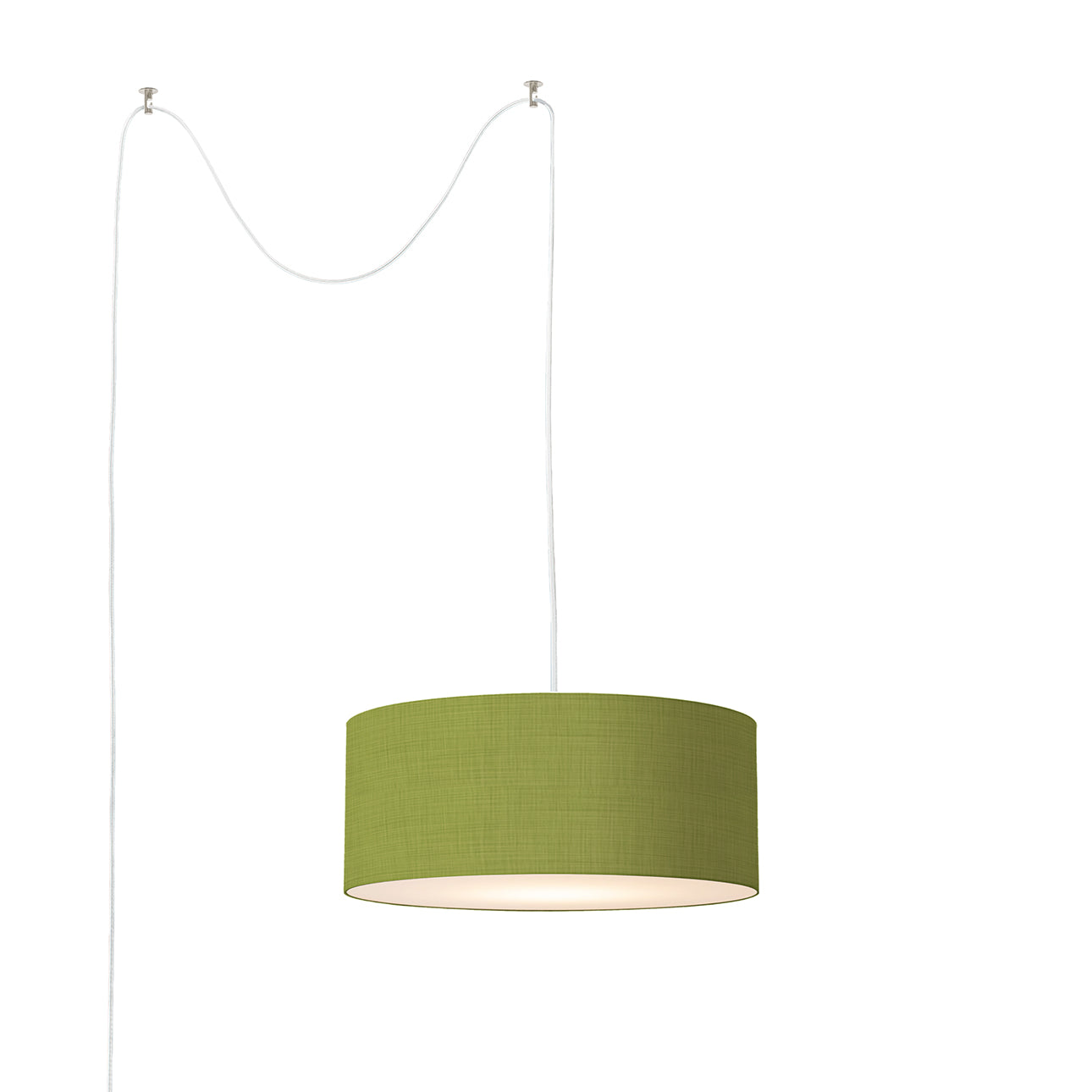 Nova of California 2110840AV Stretch Swag Lamp in Satin Nickel