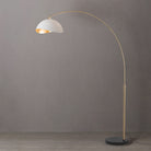 Nova of California 2114818WG Luna Bella 1-Light Arc Lamp in Weathered Brass / Black