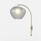 Nova of California 3010799WB Bloom Plug-in Wall Sconce in Weathered Brass