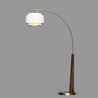Lampe sur pied arquée à une lumière Coronado 2110772WB de Nova of California, en noir mat