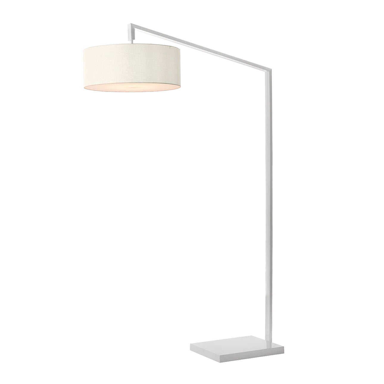 Lampe de chevet arc extensible à une lumière Nova of California 2110927WH, blanche
