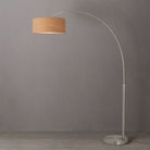 Nova of California 2110825BU Float 1-Light Arc Lamp in Satin Nickel
