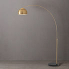 Nova of California 2113818WB Float 1-Light Arc Lamp in Weathered Brass / Black