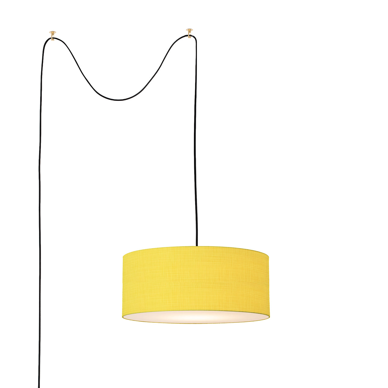 Nova of California 2110841MU Stretch Swag Lamp in Weathered Brass