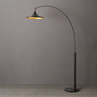 Lampe sur pied arquée à une lumière Nova of California 2110500MB Lodi, noir mat