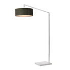 Lampe de chevet arc extensible à une lumière Nova of California 2110927BK, blanche