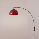 Nova of California 2113838CR Half Dome Wall Mounted Arc Lamp in Black Nickel