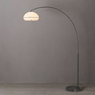 Lampe à arc Simple Morelli de Nova of California 2115826BKN en nickel noir