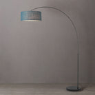 Nova of California 2110820BL Float 1-Light Arc Lamp in Black Nickel / Black