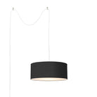 Nova of California 2110840BK Stretch Swag Lamp in Satin Nickel