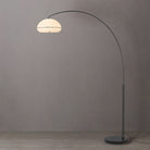 Lampe à arc Simple Morelli de Nova of California 2115820BKN en nickel noir / noir