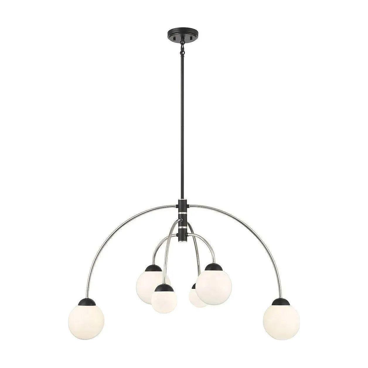 Meridian Lite Trends - Meridian Chandelier - M100114MBKNB | Montreal Lighting & Hardware
