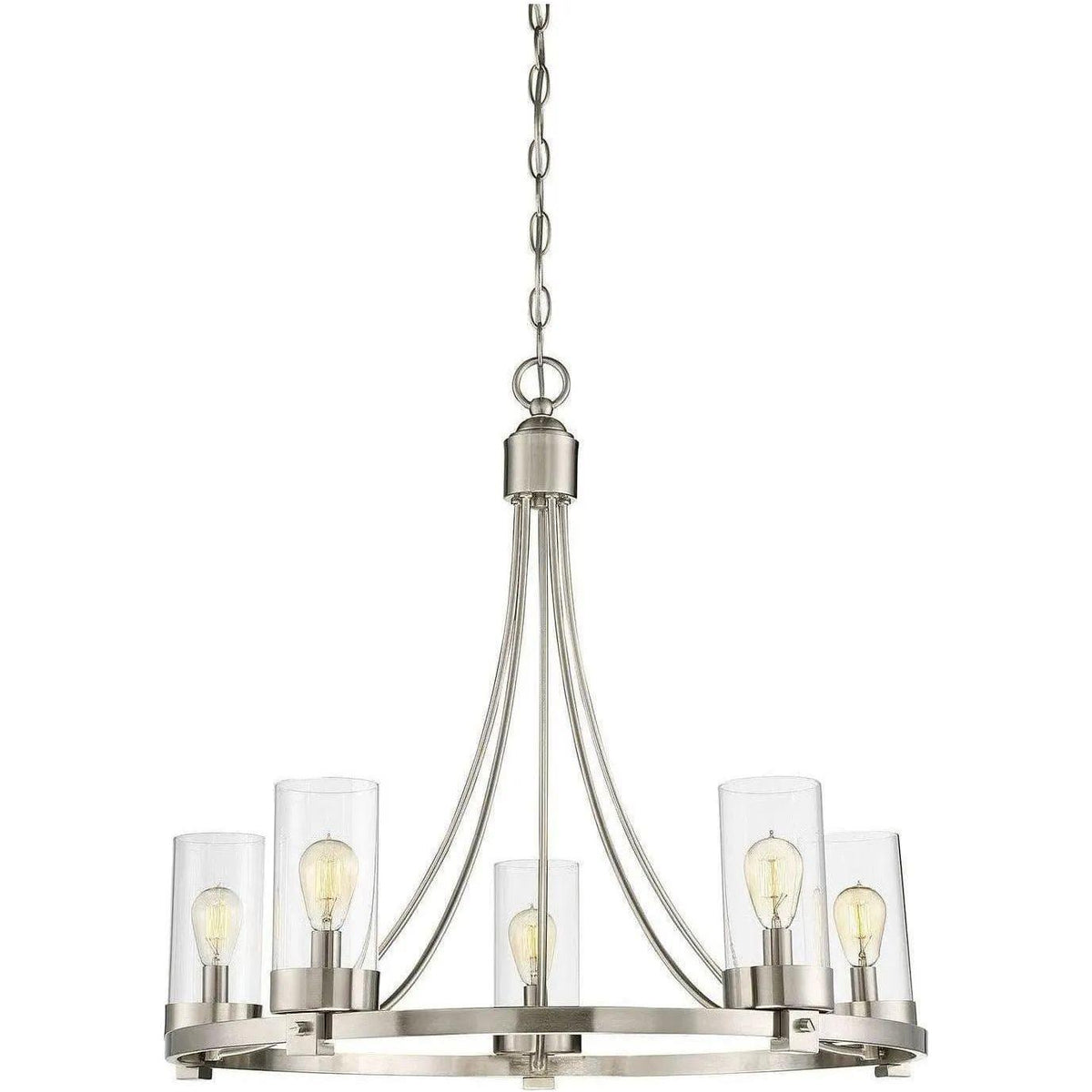Meridian Lite Trends - Meridian Five Light Chandelier - M10018BN | Montreal Lighting & Hardware