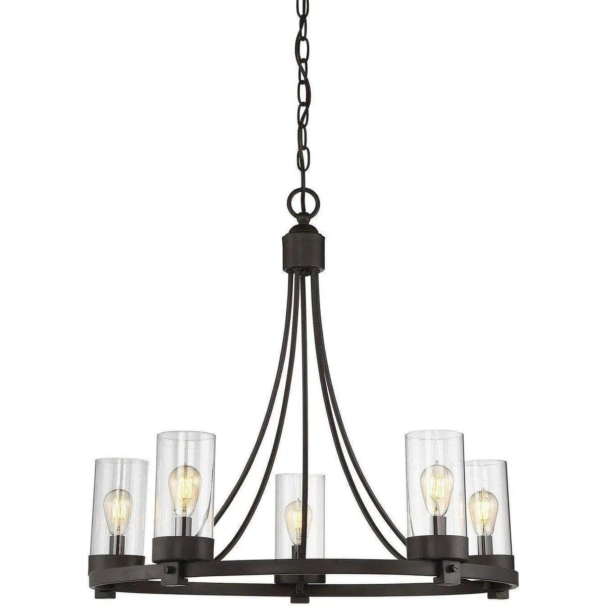 Meridian Lite Trends - Meridian Five Light Chandelier - M10018ORB | Montreal Lighting & Hardware
