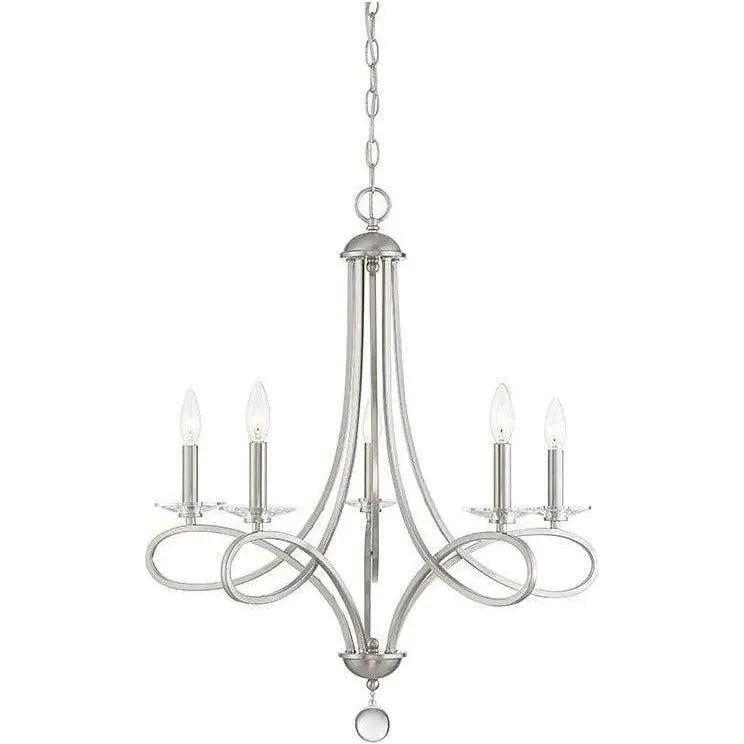 Meridian Lite Trends - Meridian Five Light Chandelier - M10028BN | Montreal Lighting & Hardware