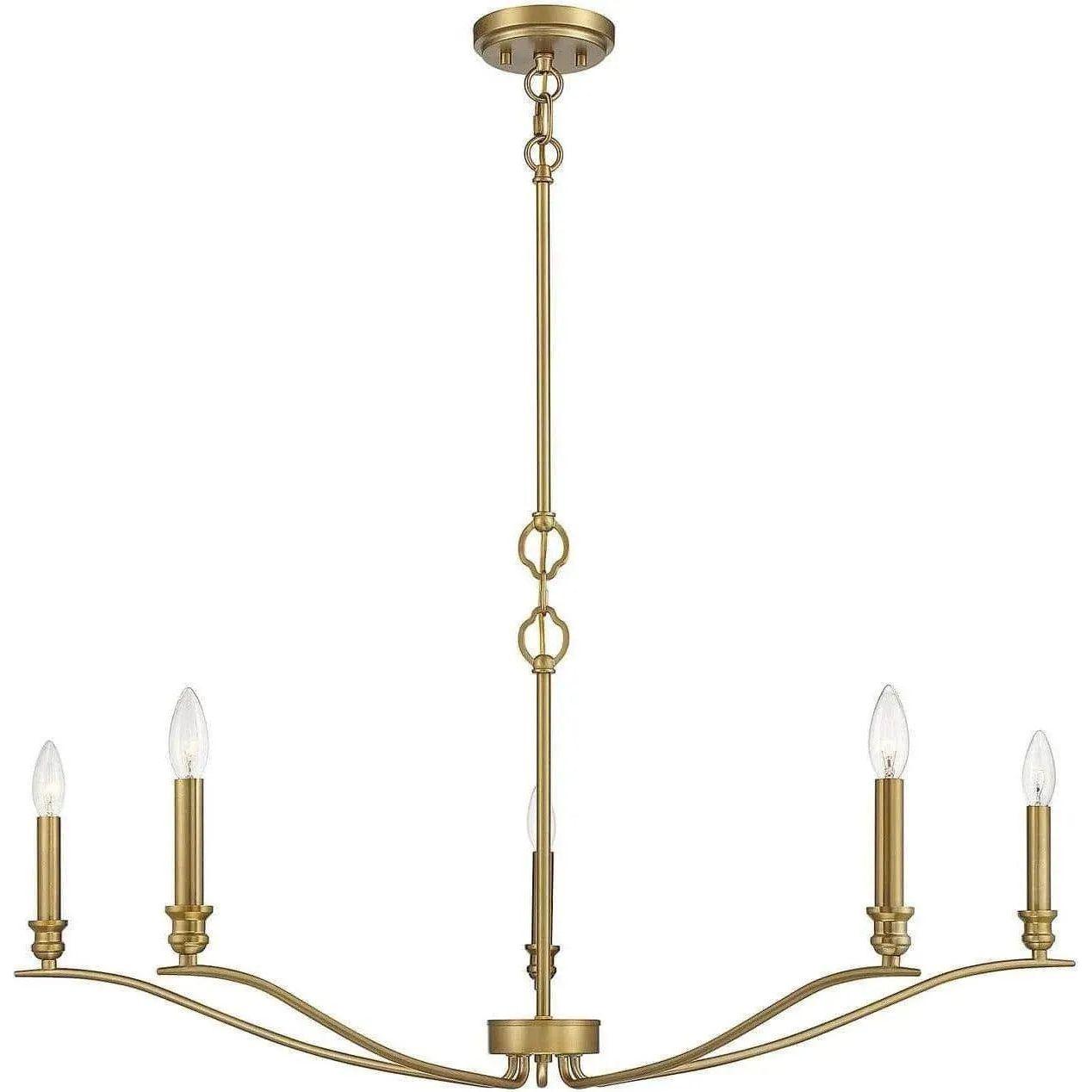 Meridian Lite Trends - Meridian Five Light Chandelier - M10086MBK | Montreal Lighting & Hardware