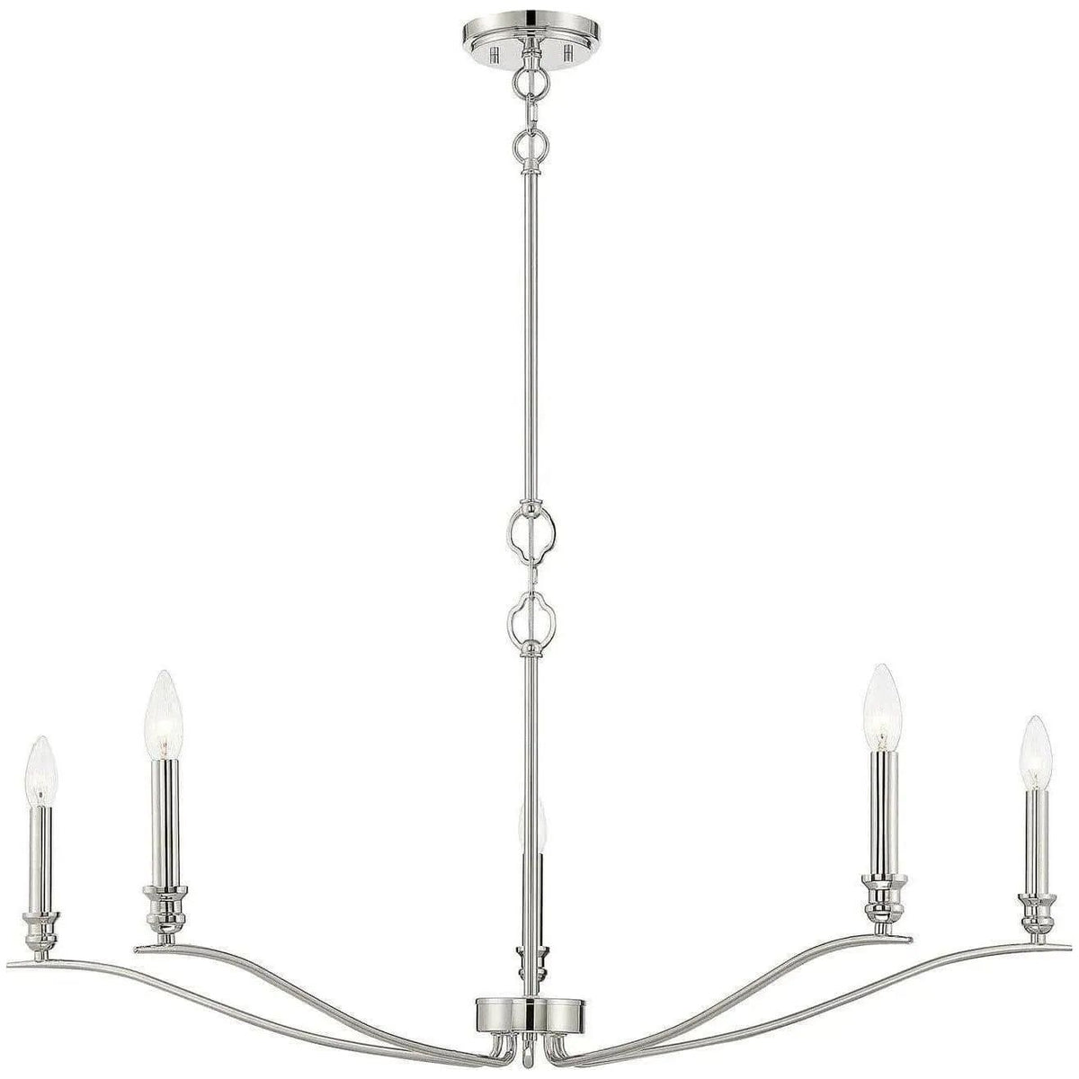 Meridian Lite Trends - Meridian Five Light Chandelier - M10086PN | Montreal Lighting & Hardware