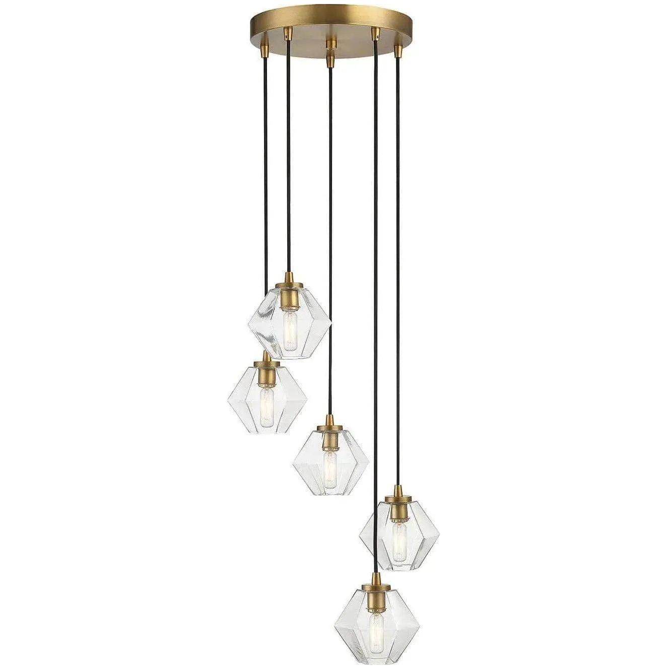 Meridian Lite Trends - Meridian Five Light Chandelier - M10095NB | Montreal Lighting & Hardware