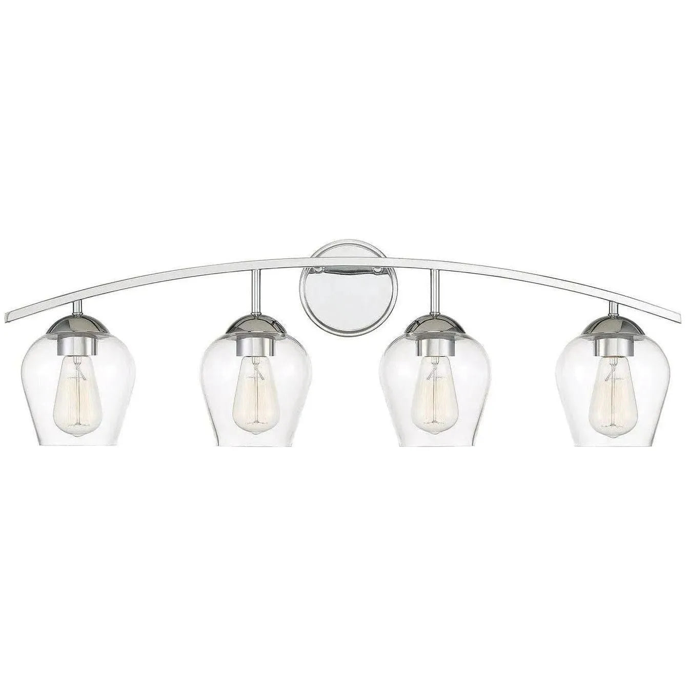 Meridian Lite Trends - Meridian Four Light Bath Bar - M80033BN | Montreal Lighting & Hardware