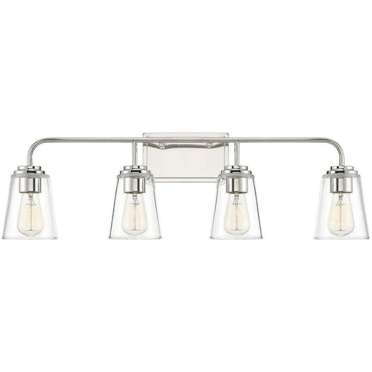 Meridian Lite Trends - Meridian Four Light Bath Bar - M80045PN | Montreal Lighting & Hardware