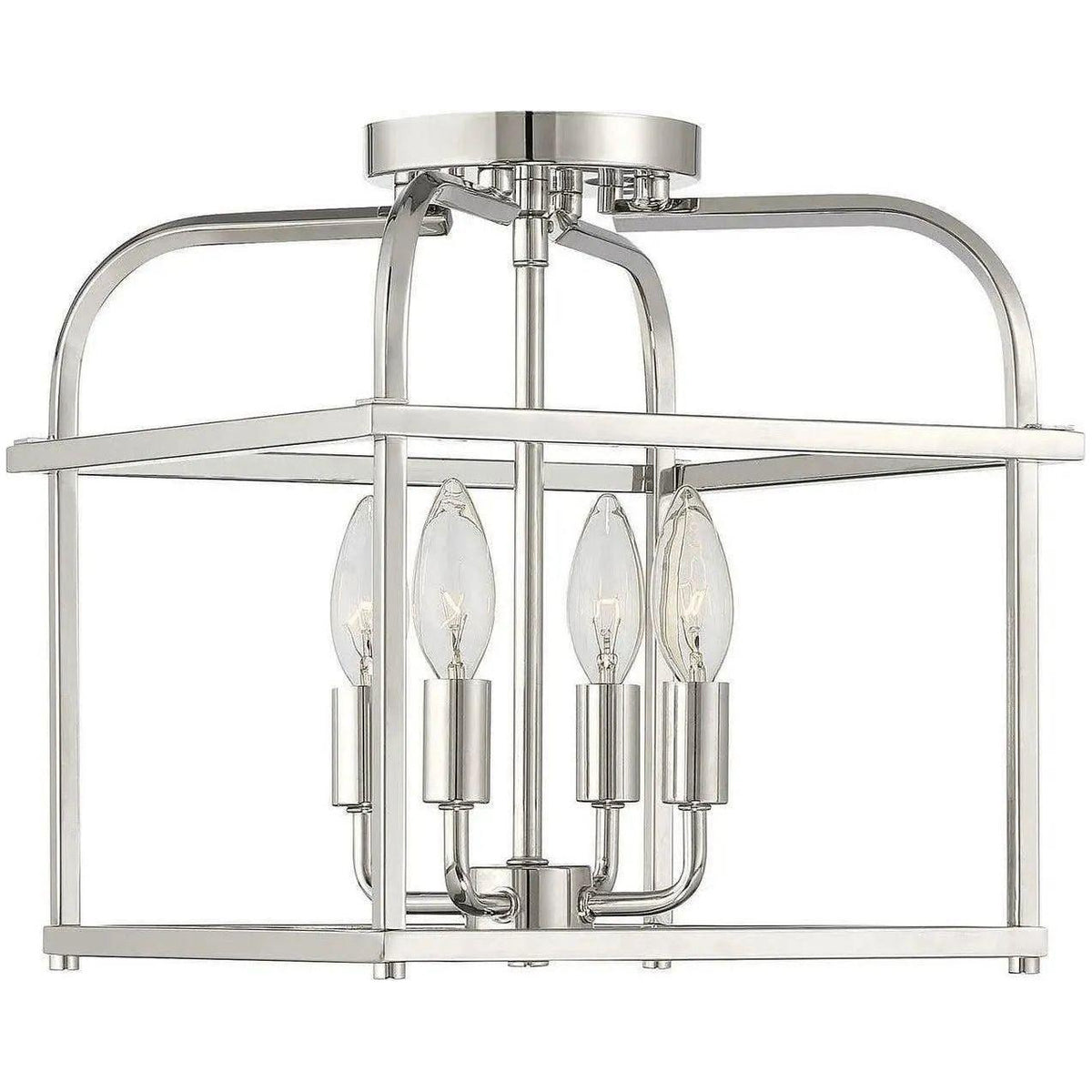 Meridian Lite Trends - Meridian Four Light Semi Flush Mount - M60061PN | Montreal Lighting & Hardware