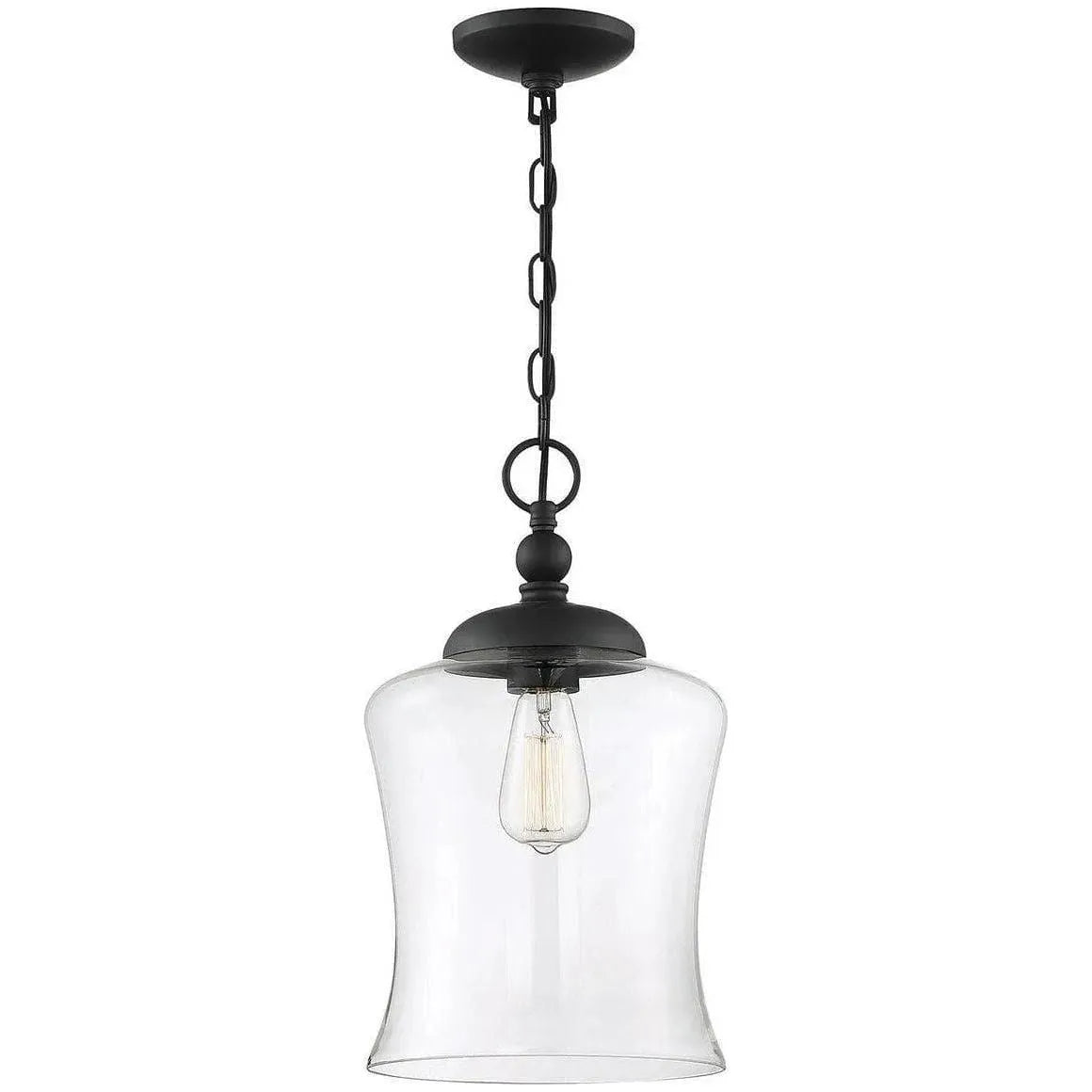 Meridian Lite Trends - Meridian One Light Mini Pendant - M70019BN | Montreal Lighting & Hardware