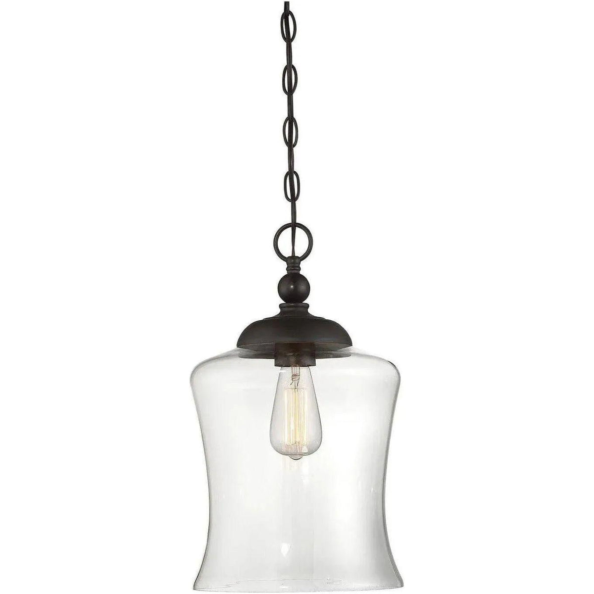 Meridian Lite Trends - Meridian One Light Mini Pendant - M70019ORB | Montreal Lighting & Hardware