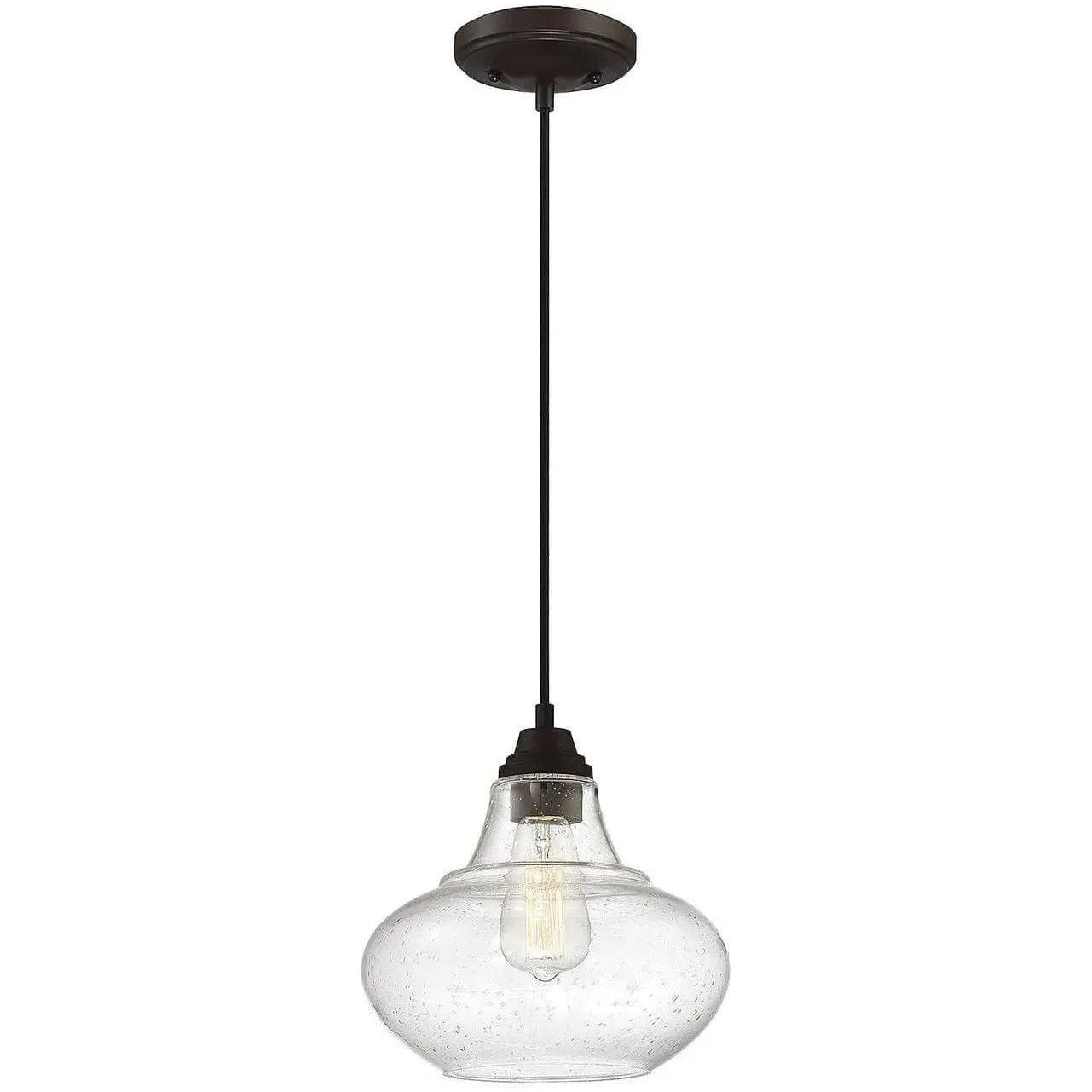 Meridian Lite Trends - Meridian One Light Mini Pendant - M70080ORB | Montreal Lighting & Hardware