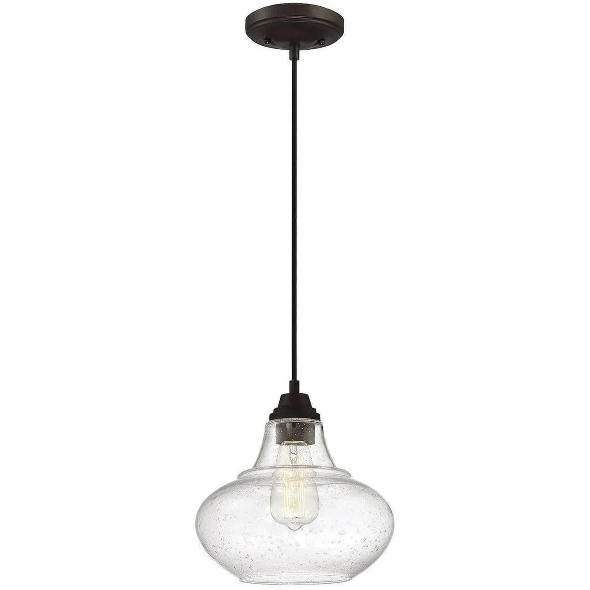 Meridian Lite Trends - Meridian One Light Mini Pendant - M70080ORB | Montreal Lighting & Hardware