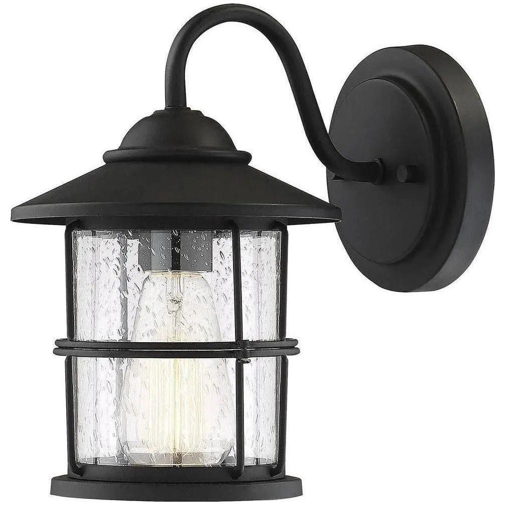 Meridian Lite Trends - Meridian One Light Outdoor Wall Sconce - M50014BK | Montreal Lighting & Hardware
