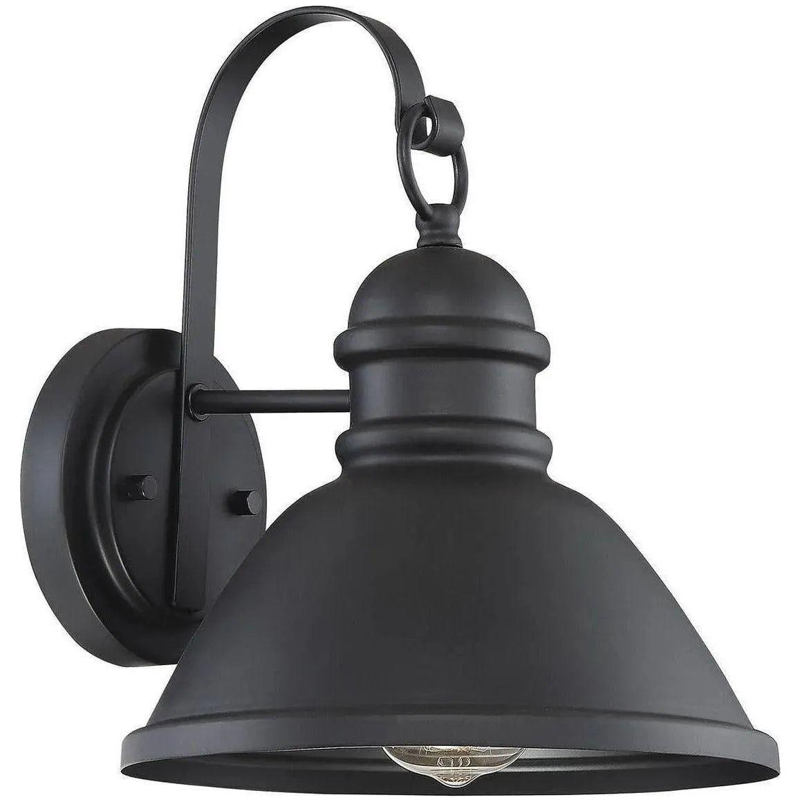 Meridian Lite Trends - Meridian One Light Outdoor Wall Sconce - M50016BK | Montreal Lighting & Hardware
