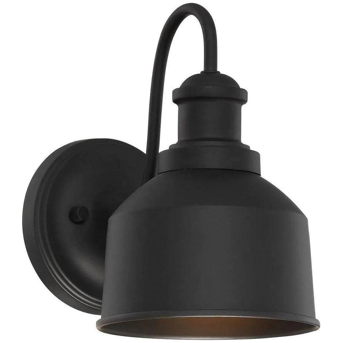 Meridian Lite Trends - Meridian One Light Outdoor Wall Sconce - M50046BK | Montreal Lighting & Hardware