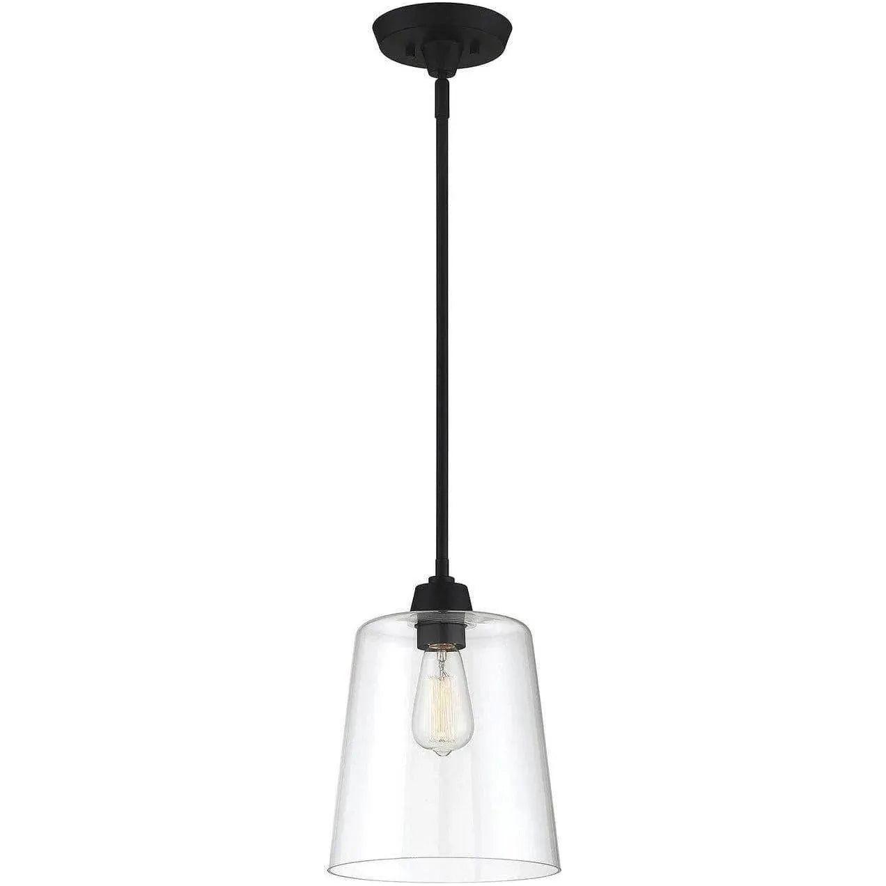 Meridian Lite Trends - Meridian One Light Pendant - M70081MBK | Montreal Lighting & Hardware