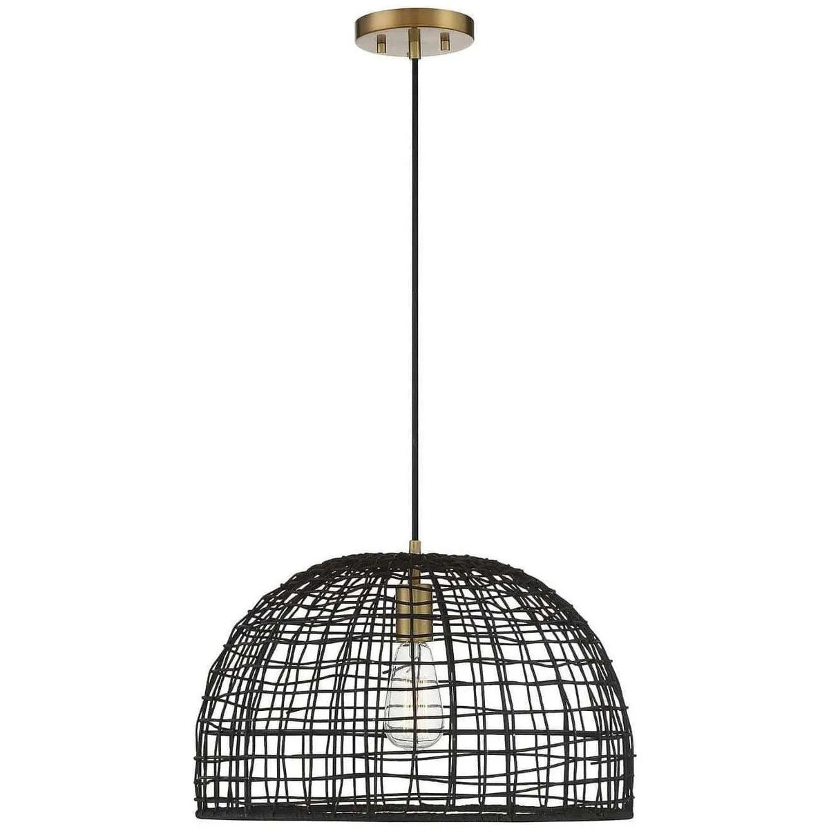 Meridian Lite Trends - Meridian One Light Pendant - M70105BRNB | Montreal Lighting & Hardware