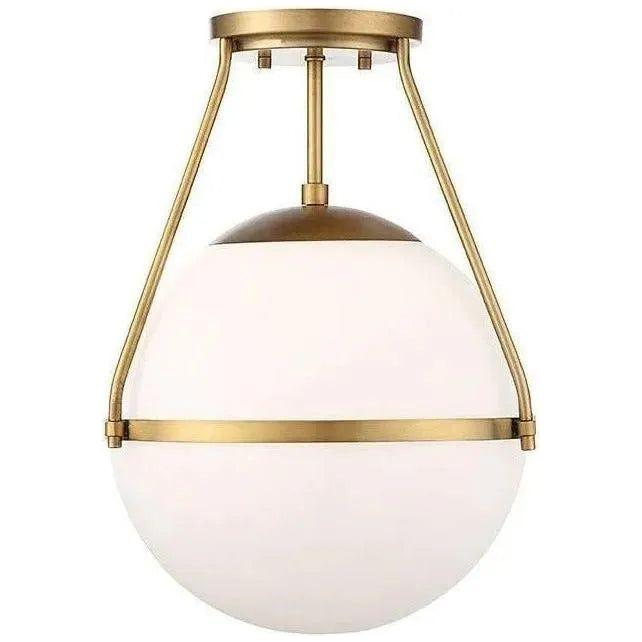 Meridian Lite Trends - Meridian One Light Semi Flush Mount - M60054NB | Montreal Lighting & Hardware