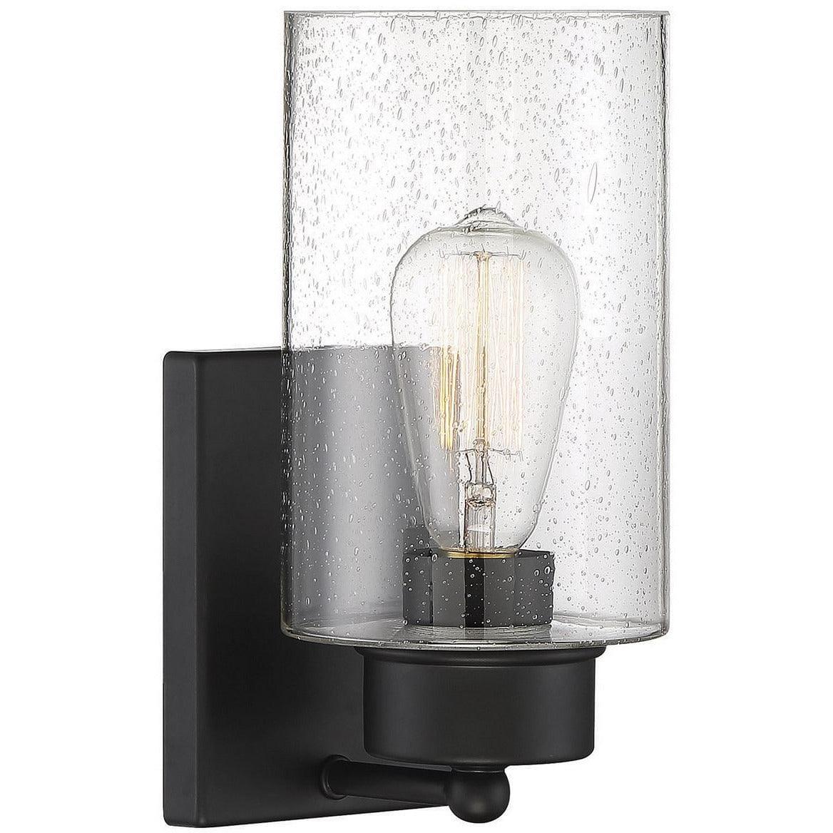 Meridian Lite Trends - Meridian One Light Wall Sconce - M90013MBK | Montreal Lighting & Hardware